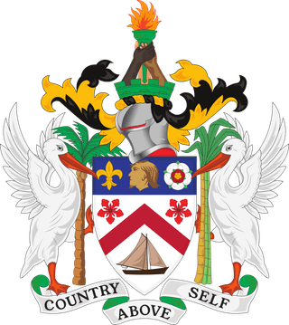 Coat of Arms of Saint Kitts and Nevis